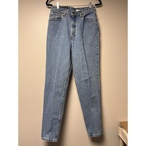 Levi 512 Vintage Women's Light Wash Blue Jeans Size 12 Tapered Leg‎ Made In USA